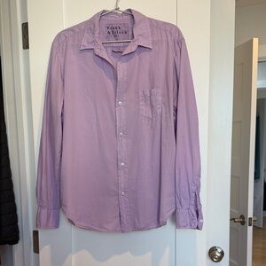 Frank & Eileen Lavender Lightweight Cotton Eileen style Button-Down Shirt